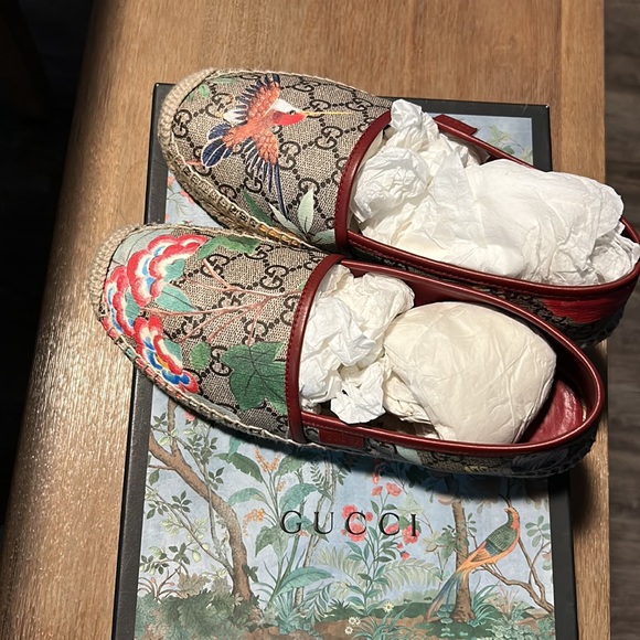 🟢🔴⚫️ Gucci signature Forrest Espadrilles - Picture 3 of 5
